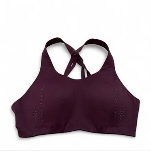 Lululemon Air Support Bra High Support Size 34C Burgundy women